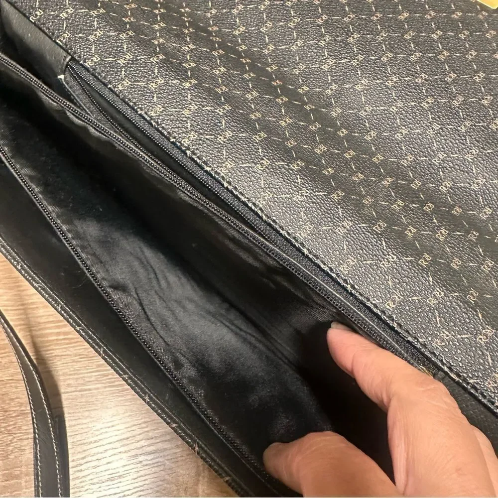 Ambassador Roberta Vintage Elegant Shoulder Briefcase Unisex